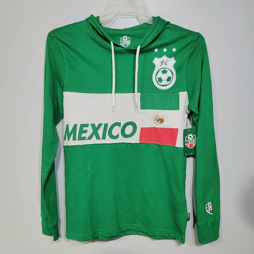 Women's Mexico FC Futbol Club Soccer Lightweight Hoodie 100% Cotton
